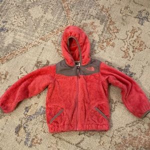 The North Face 3T pink jacket